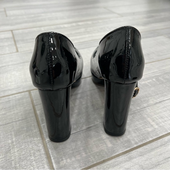 NEW Mary Jane Lolita Platform Chunky High Heel Round Toe Patent Leather Pumps - Picture 5 of 5